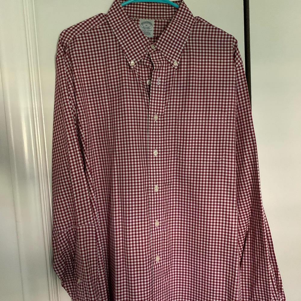 Brooks Brothers XL red plaid shirt